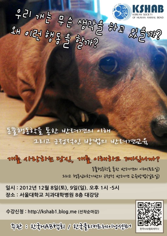 [강의] 동물행동학/행동 심리학  행동 심리학 반려견 교육방법
