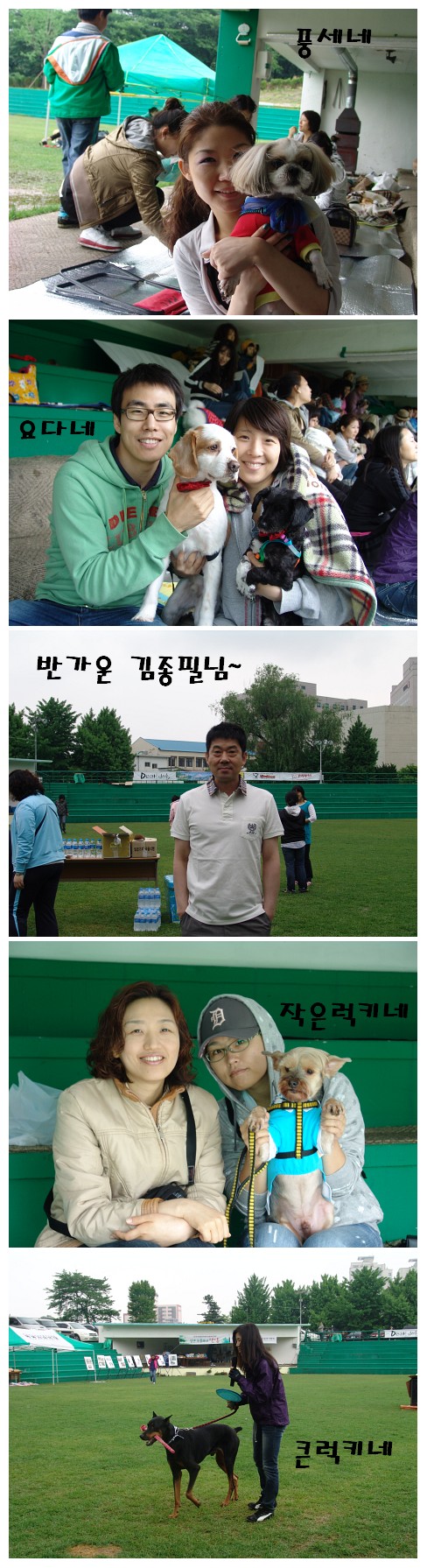 입양동물의날 사진 - 가족별