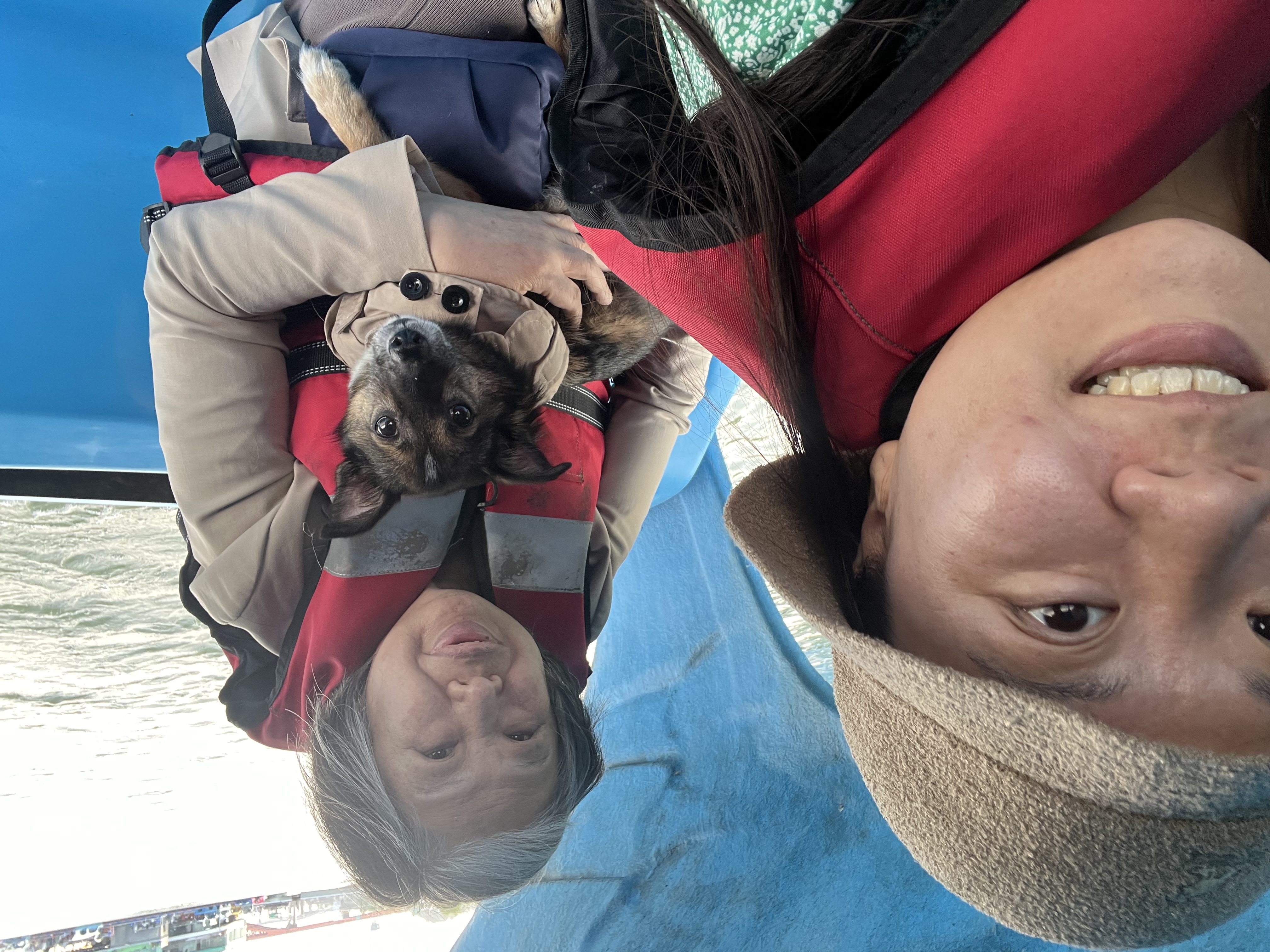 행복한 강아지 지로와 함께 (리복이)